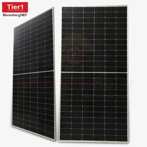 American Solar Topcon Mono 590W Bifacial Solar Panel (White Mesh, Double Glass)